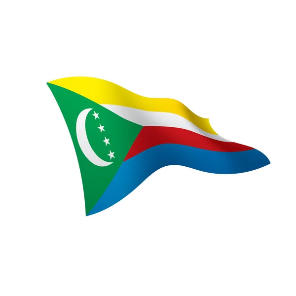 Comoros flag, vector illustration — Stock Vector