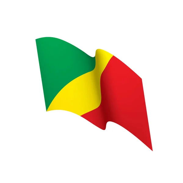 Bandeira do Congo, ilustração vetorial —  Vetores de Stock