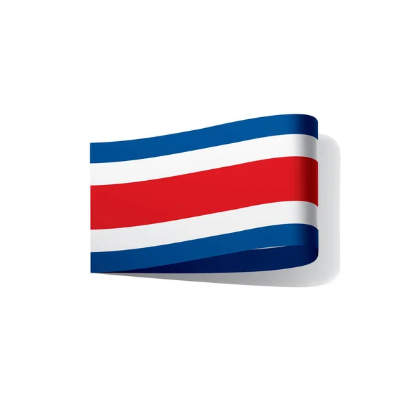 Costa rica flagge, vektorillustration — Stockvektor