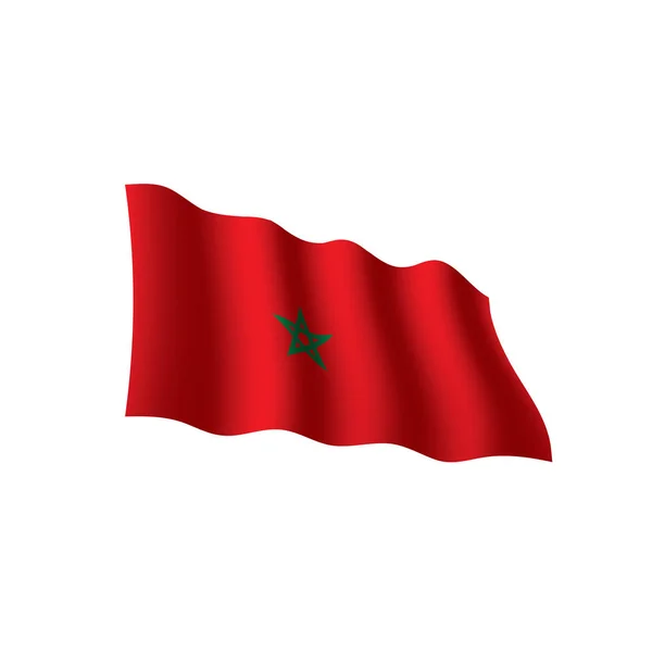 Morocco vlag, vector illustratie — Stockvector