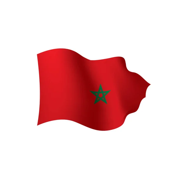 Bandeira de Marrocos, ilustração vetorial —  Vetores de Stock