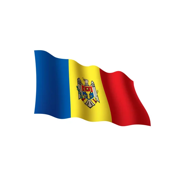 Moldova zászló, vektoros illusztráció — Stock Vector