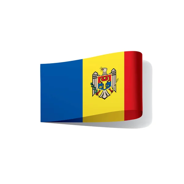 モルドバの旗、ベクトル イラスト — ストックベクタ