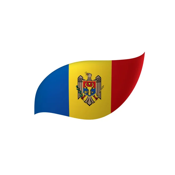 Moldavien flagga, vektorillustration — Stock vektor