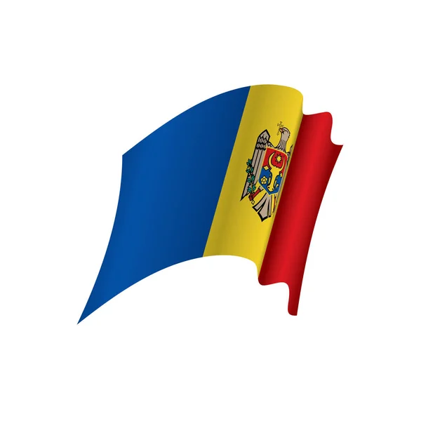 Bandeira da Moldávia, ilustração vetorial —  Vetores de Stock