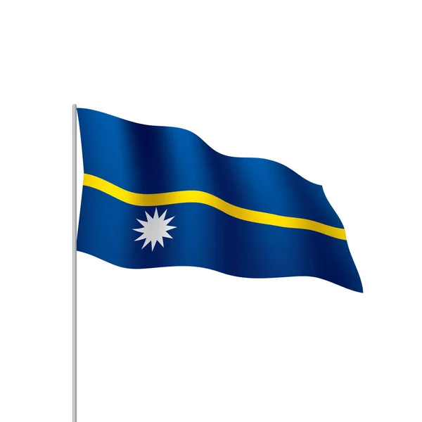 Σημαία του Ναουρού, εικονογράφηση διάνυσμα — Διανυσματικό Αρχείο