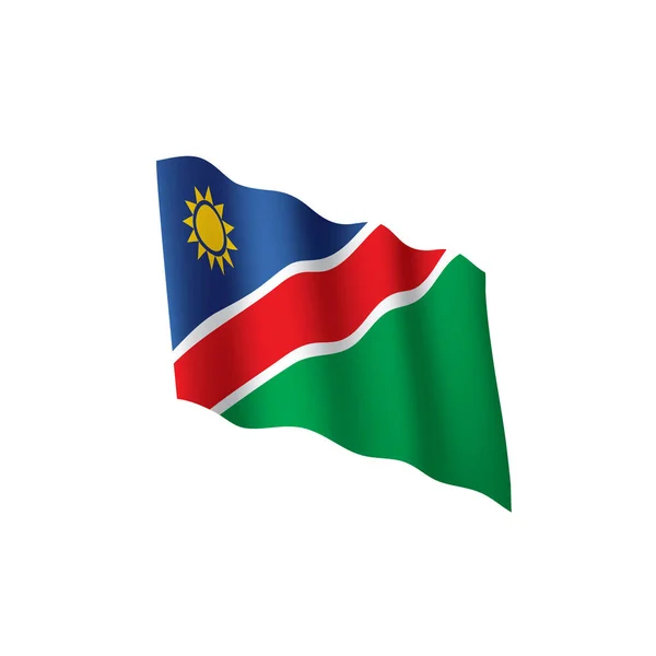 Namibia flag, vector illustration — Stock Vector