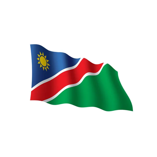 Namibia bandera, ilustración vectorial — Vector de stock