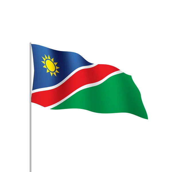 Namibia bandera, ilustración vectorial — Archivo Imágenes Vectoriales