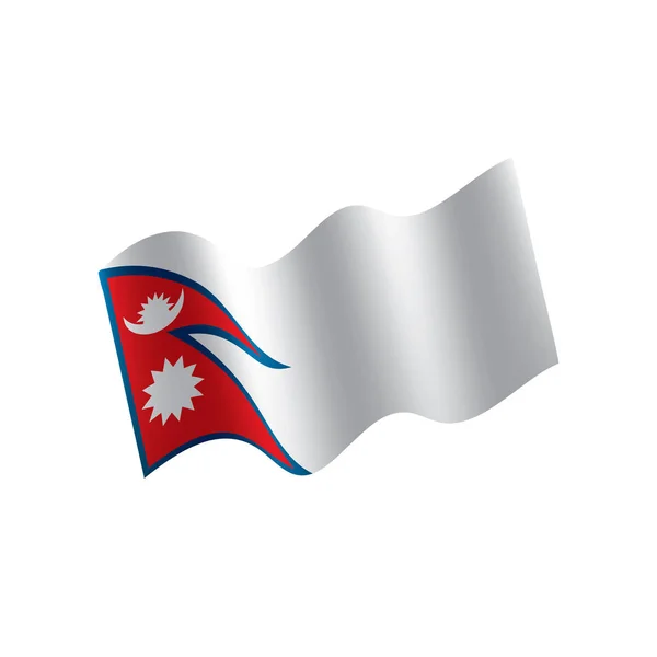 Flaga Nepalu, ilustracji wektorowych — Wektor stockowy