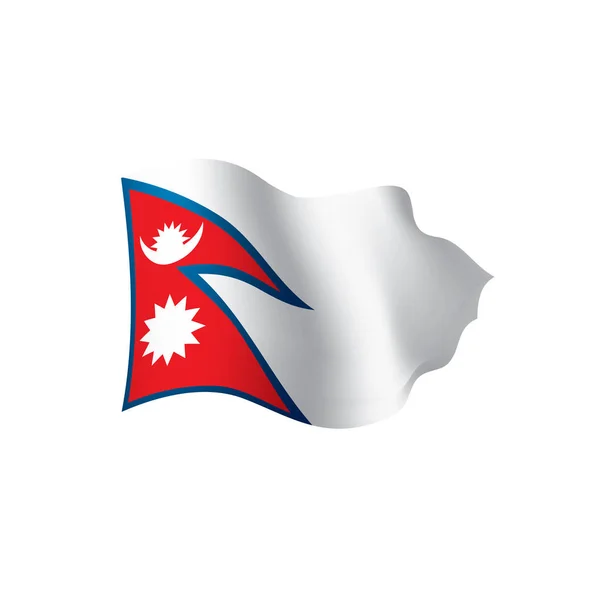 Bandeira do Nepal, ilustração vetorial — Vetor de Stock