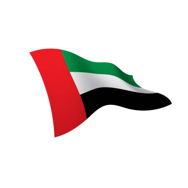 Birleşik Arap Emirlikleri bayrağı, vektör çizim