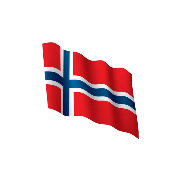 नॉर्वे ध्वज, वेक्टर स्पष्टीकरण — स्टॉक व्हेक्टर
