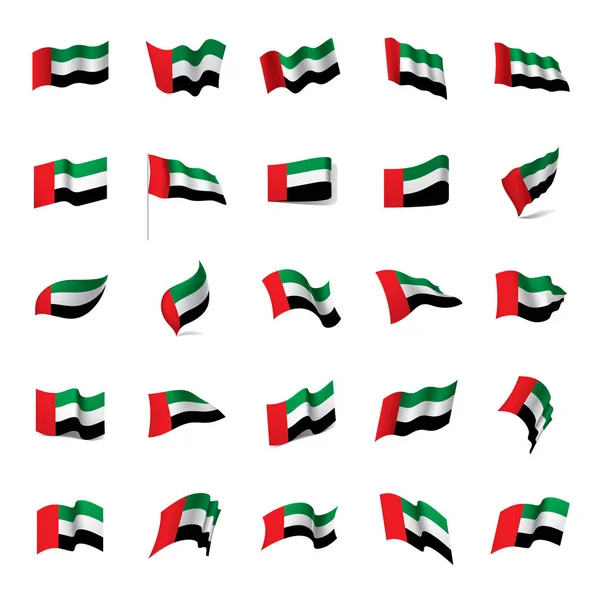 Vereinigte arabische Emirate Flagge, Vektorillustration — Stockvektor