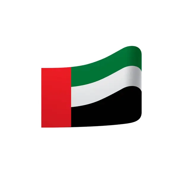 Ηνωμένα Αραβικά Εμιράτα σημαία, εικονογράφηση διάνυσμα — Διανυσματικό Αρχείο