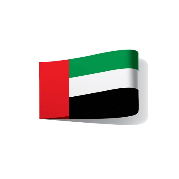 Vereinigte arabische Emirate Flagge, Vektorillustration — Stockvektor