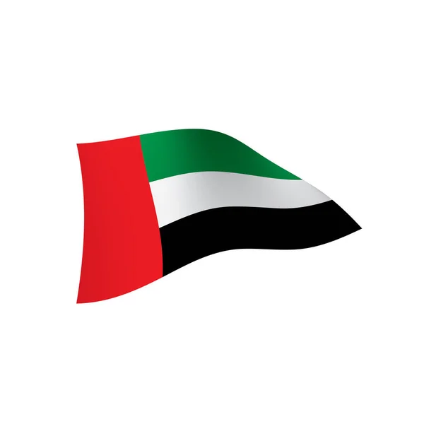 Egyesült Arab Emírségek zászló, vektoros illusztráció — Stock Vector