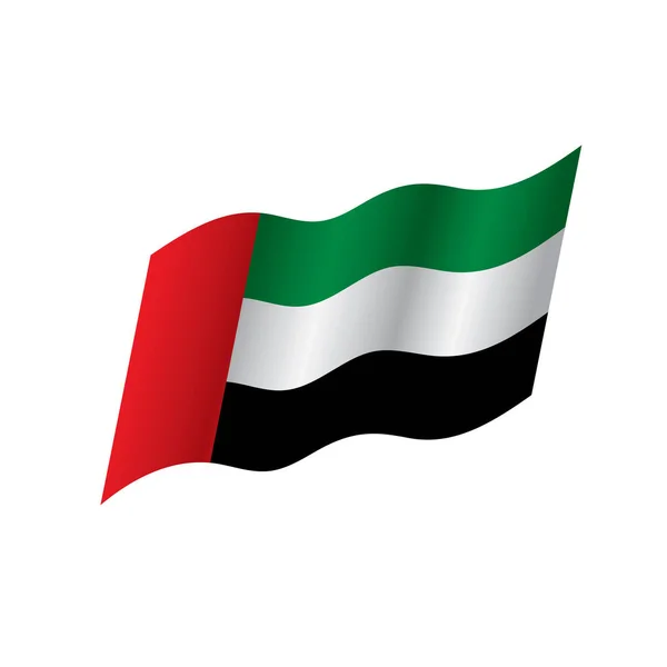 Vereinigte arabische Emirate Flagge, Vektorillustration — Stockvektor