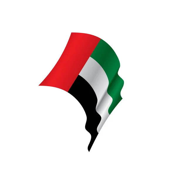 Verenigde Arabische Emiraten vlag, vectorillustratie — Stockvector