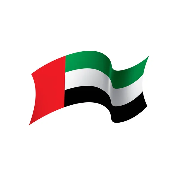 Vereinigte arabische Emirate Flagge, Vektorillustration — Stockvektor