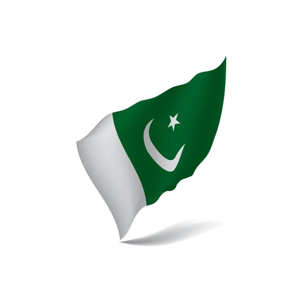 Pákistán vlajka, vektorové ilustrace — Stockový vektor