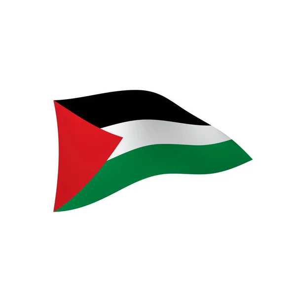 Bendera Palestina, ilustrasi vektor - Stok Vektor