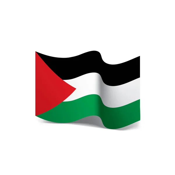 Bendera Palestina, ilustrasi vektor - Stok Vektor