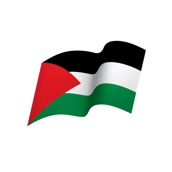 Palestina vlajka, vektorové ilustrace — Stockový vektor