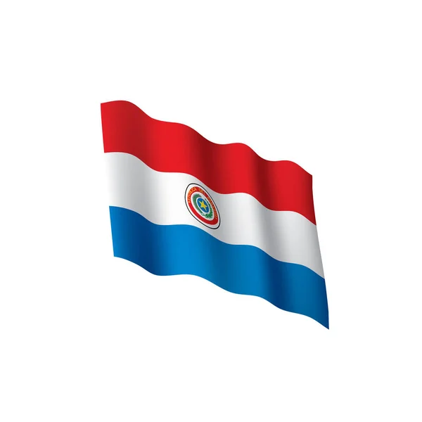 Flaga Paragwaju, ilustracji wektorowych — Wektor stockowy