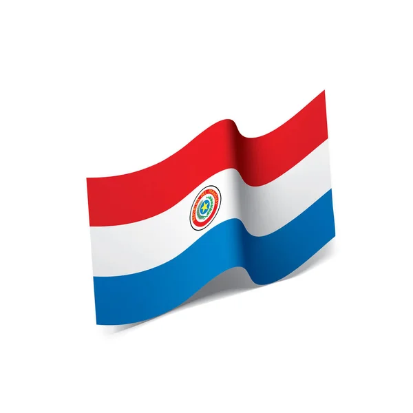 Flaga Paragwaju, ilustracji wektorowych — Wektor stockowy