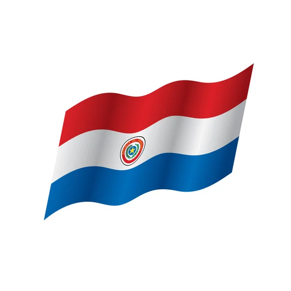 Flagge Paraguays, Vektorillustration — Stockvektor