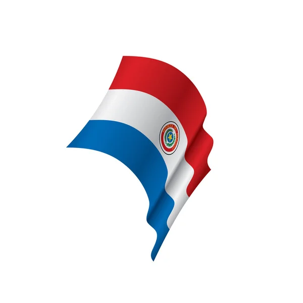 Paraguay zászló, vektoros illusztráció — Stock Vector