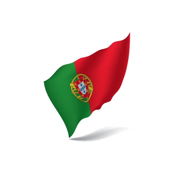 Portugal flag, vector illustration — 图库矢量图片