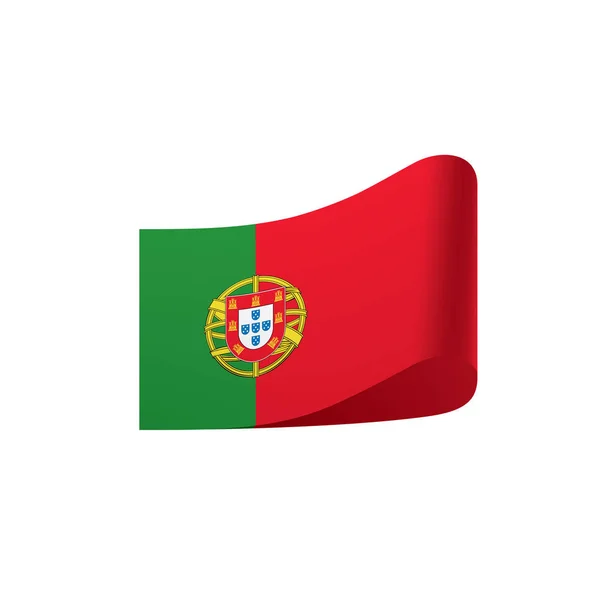 Bandeira de Portugal, ilustração vetorial — Vetor de Stock