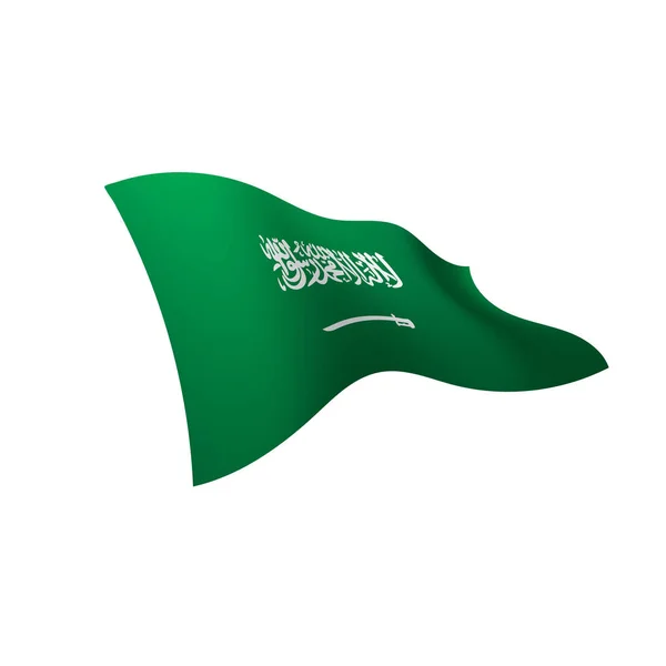 Suudi Arabistan bayrağı, vektör çizim — Stok Vektör