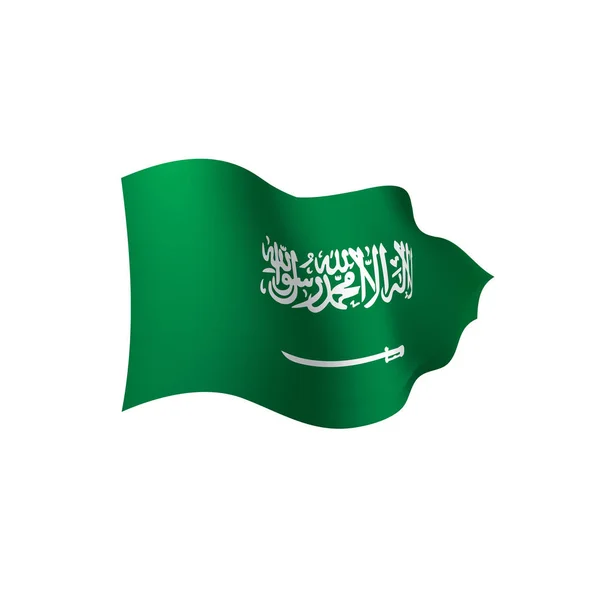 Bandera de Arabia Saudita, ilustración vectorial — Archivo Imágenes Vectoriales