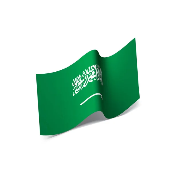 Arabia Saudyjska flaga, ilustracji wektorowych — Wektor stockowy