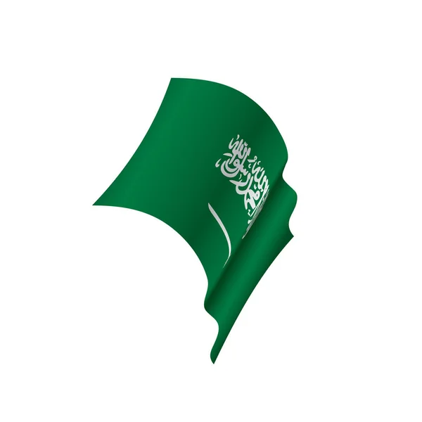 De vlag van Saoedi-Arabië, vectorillustratie — Stockvector