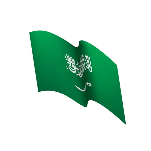 Bandera de Arabia Saudita, ilustración vectorial — Archivo Imágenes Vectoriales