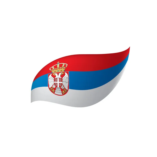 Serbia flag, vector illustration — Stock Vector