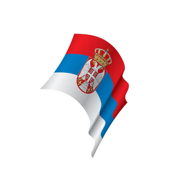 Serbia flag, vector illustration — Stock Vector