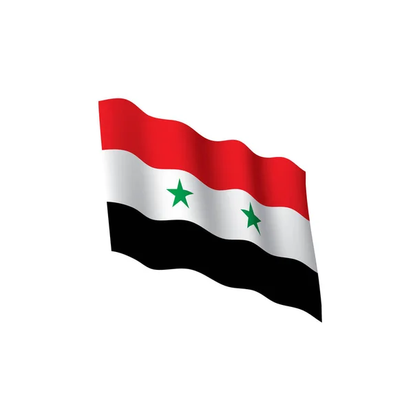 Syrien-Flagge, Vektorillustration — Stockvektor