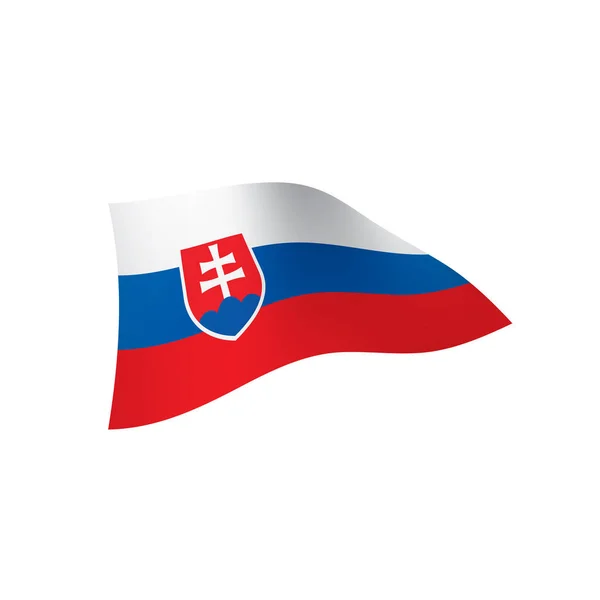 Slovakien flagga, vektor illustration — Stock vektor