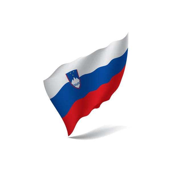 Bandera de Eslovenia, ilustración vectorial — Archivo Imágenes Vectoriales