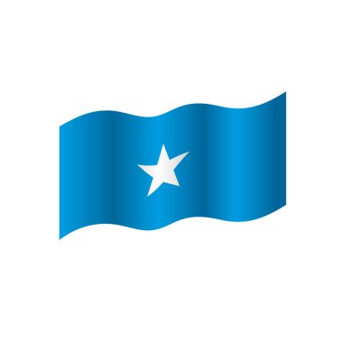 Somali bayrağı, vektör çizim