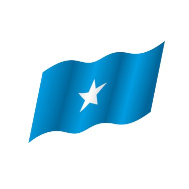 Somali bayrağı, vektör çizim