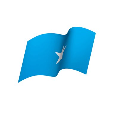 Somali bayrağı, vektör çizim