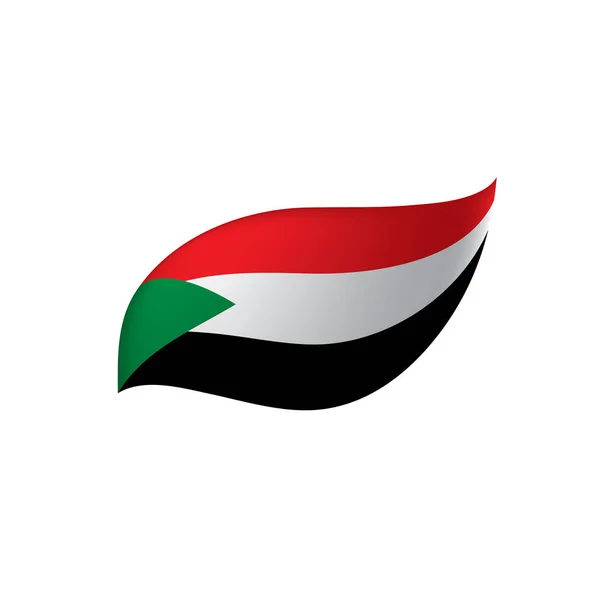Σημαία sudan, διανυσματική απεικόνιση — Διανυσματικό Αρχείο