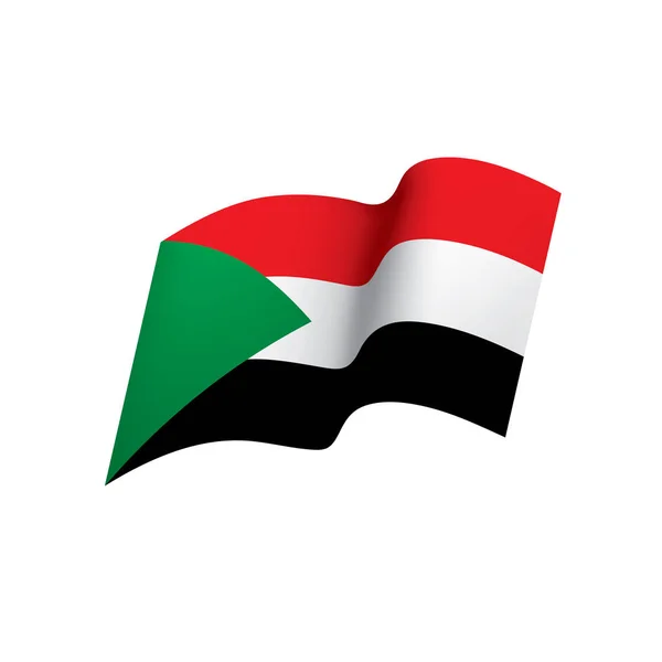Σημαία sudan, διανυσματική απεικόνιση — Διανυσματικό Αρχείο