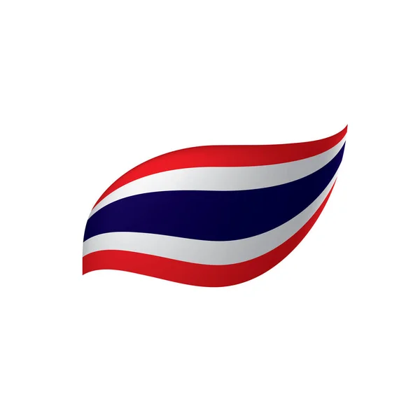 Drapeau Thaïlande, illustration vectorielle — Image vectorielle